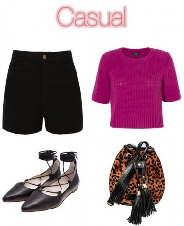 Item da Semana Casual Blusa Tricot Cropped