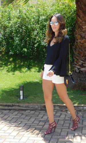 Look Preto e Branco Gabi May