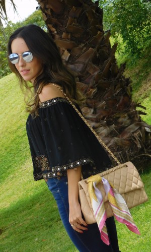 Ombros à Mostra Look do Dia