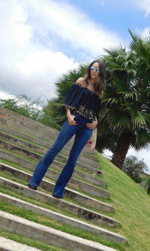 Ombros à Mostra Look do Dia