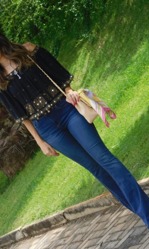 Ombros à Mostra Look do Dia