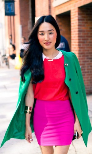 Inspiração Color Blocking