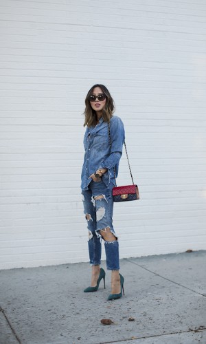 Inspiração Jeans com Jeans