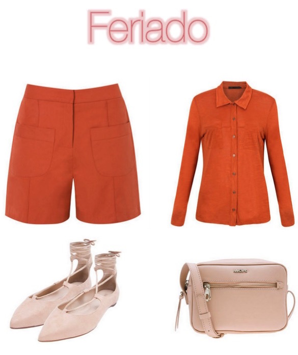 Item da Semana Short Laranja
