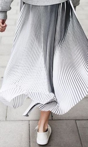 Inspiração Roupas Plissadas