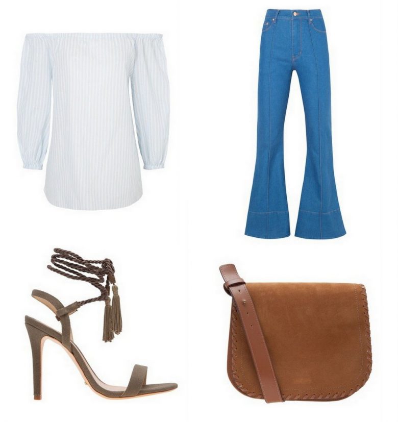 item da semana, blusa listrada, ombro a ombro, looks, off the shoulder, trend