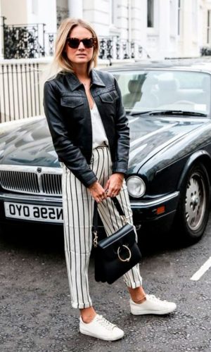 calça listrada, inspiração, look, moda, stripped pants, inspiration, fashion, outfit