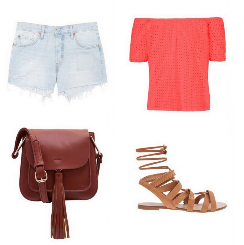 blusa coral, ombro a ombro, off the shoulder, item da semana, moda, fashion