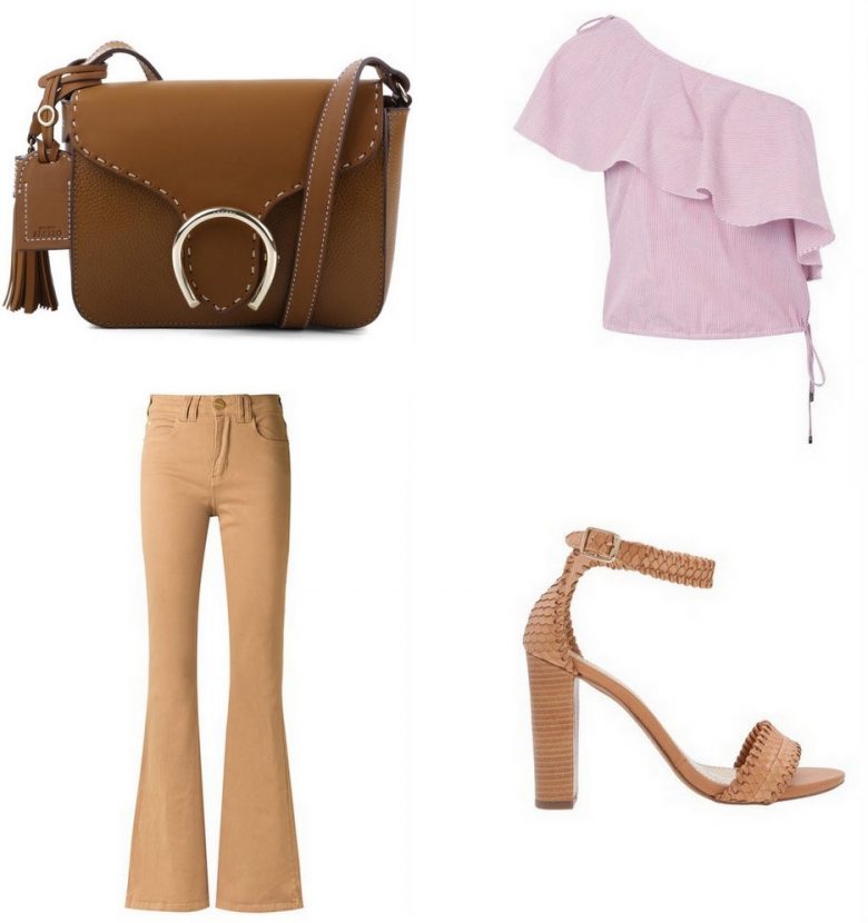 calça flare caramelo, item da semana, moda, look, fashion, flare pants, outfit