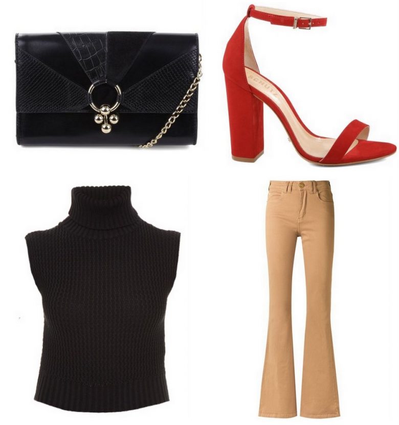 calça flare caramelo, item da semana, moda, look, fashion, flare pants, outfit