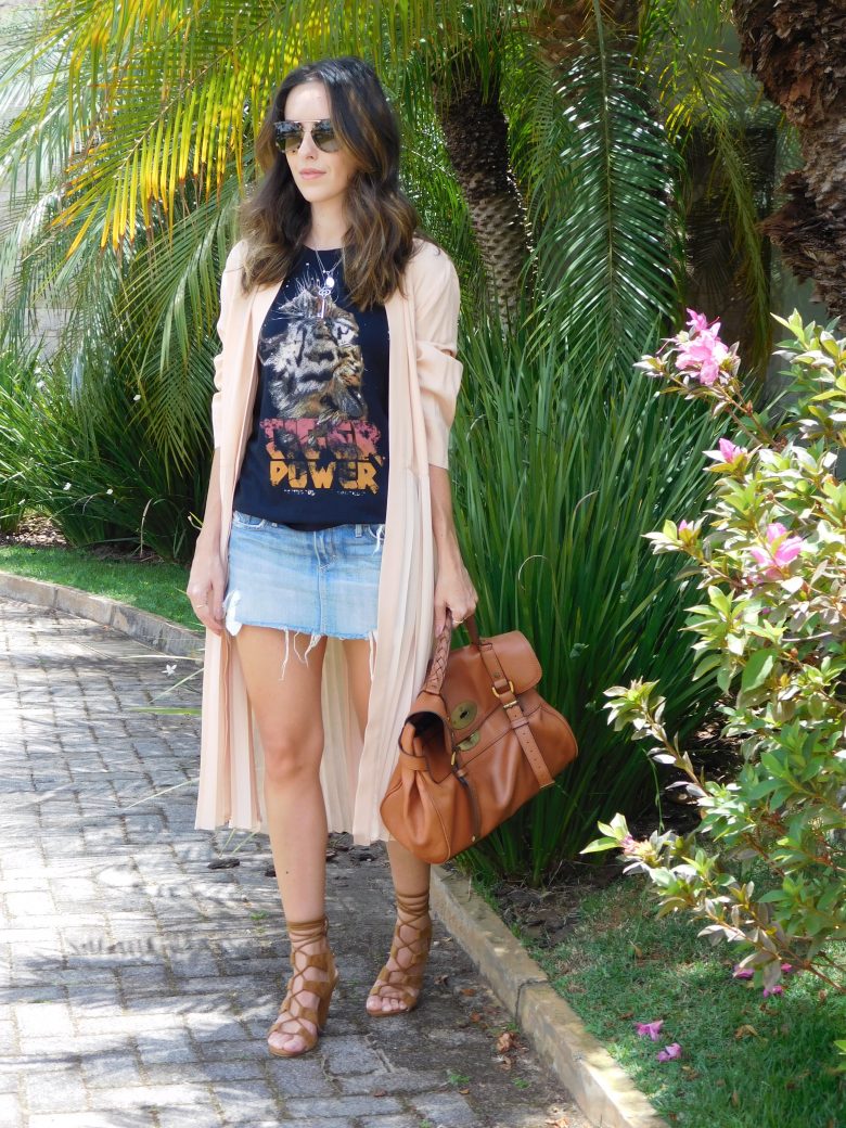 saia jeans voltou, look do dia, gabi may, tendência, anos 90, denim skirt, ootd, trend, 90s