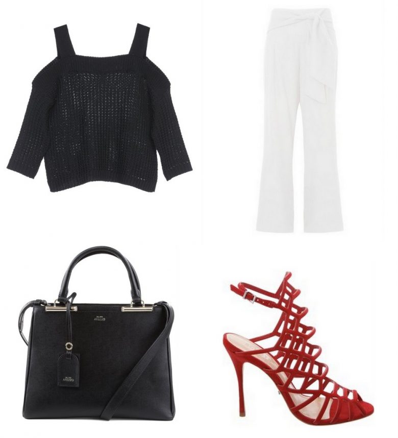 tricot com ombros à mostra, item da semana, looks, moda, fashion, knit, open shoulder, outfits