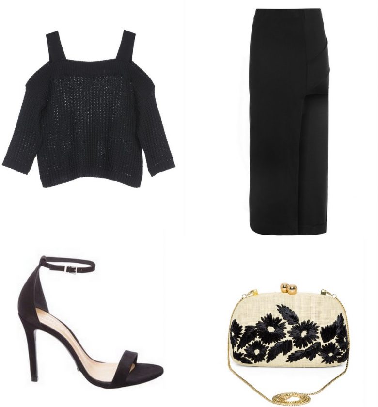 tricot com ombros à mostra, item da semana, looks, moda, fashion, knit, open shoulder, outfits