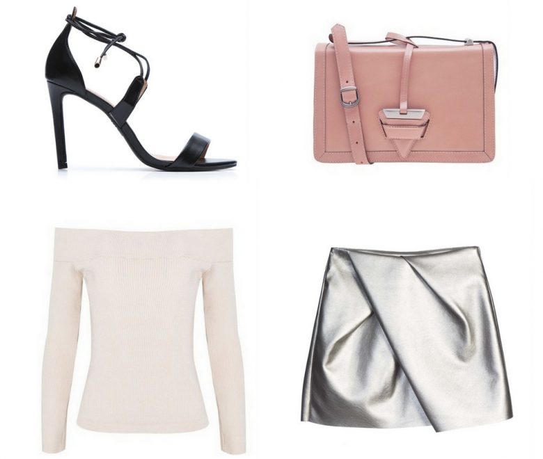 item da semana, saia prata, metálico, metalizado, tendência, look, metallic, silver skirt