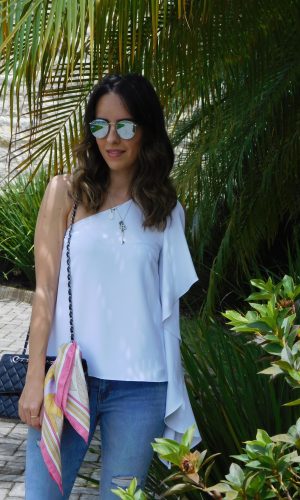 blusa, um ombro só, tendência, look do dia, Gabi May, one shoulder, top, trend, ootd