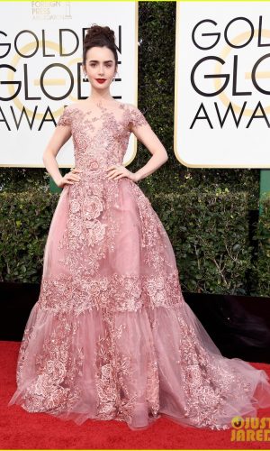 golden globes 2017, golden globe awards, celebridades, hollywood, mais bem vestidas, moda, awards season, fashion, who wore what, best dressed, lily collins