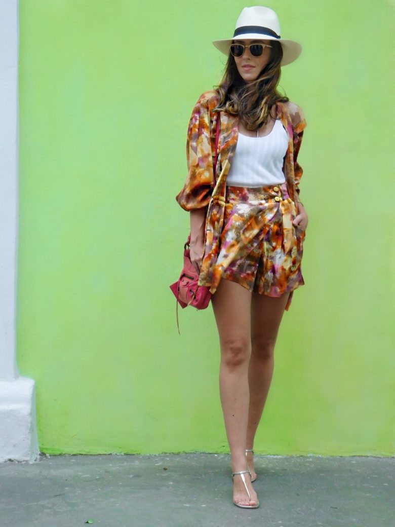conjuntinho estampado, look do dia, moda, estilo, Gabi May, Cartagena, printed set, fashion, ootd
