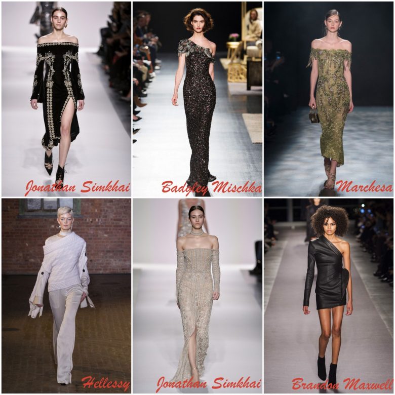 tendências mais vistas, desfile, nyfw, semana de moda, estilo, inspiração, fashion week, trends, runway, style, inspiration, ombro a ombro, um ombro só, off the shoulder, one shoulder