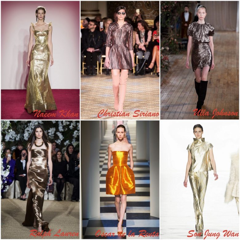 tendências mais vistas, desfile, nyfw, semana de moda, estilo, inspiração, fashion week, trends, runway, style, inspiration, metálico, metallic