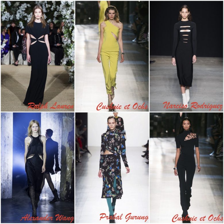 tendências mais vistas, desfile, nyfw, semana de moda, estilo, inspiração, fashion week, trends, runway, style, inspiration, recortes, cutouts