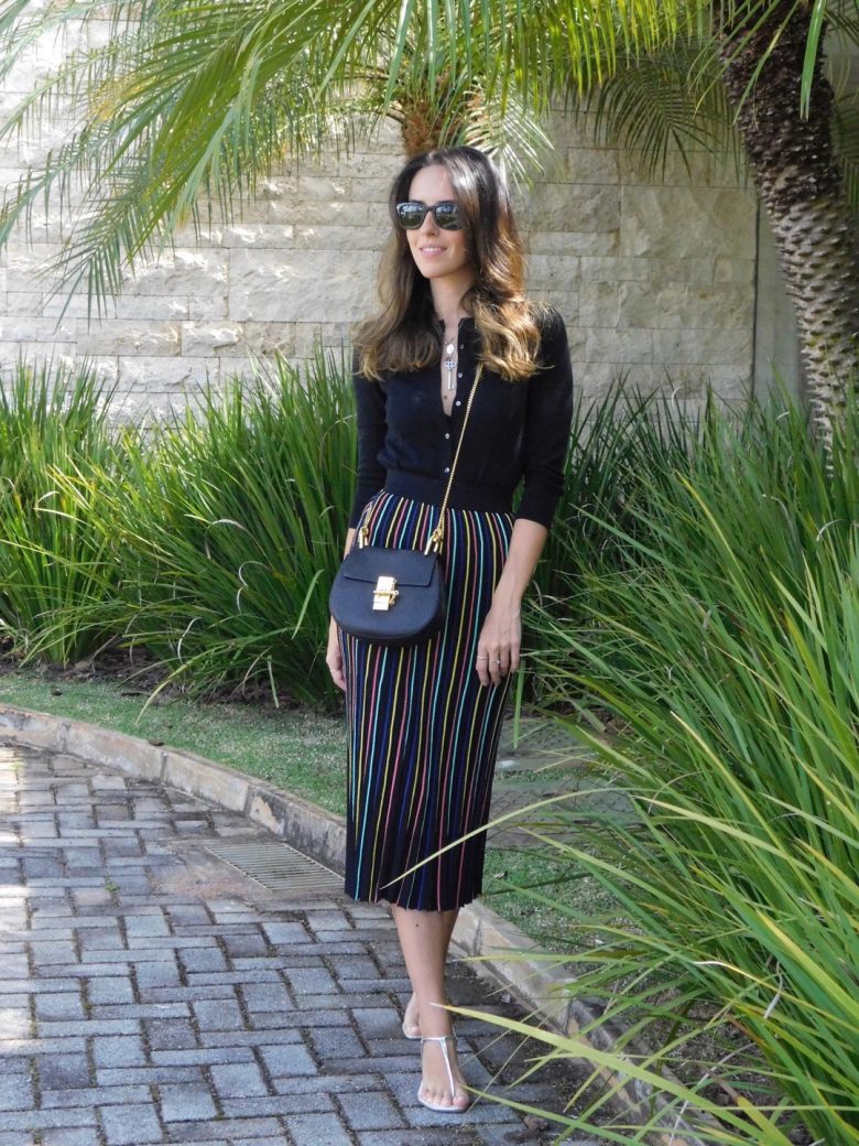 saias midi, Gabi May, look do dia, moda, estilo, tendência, fashion, style, trend, ootd