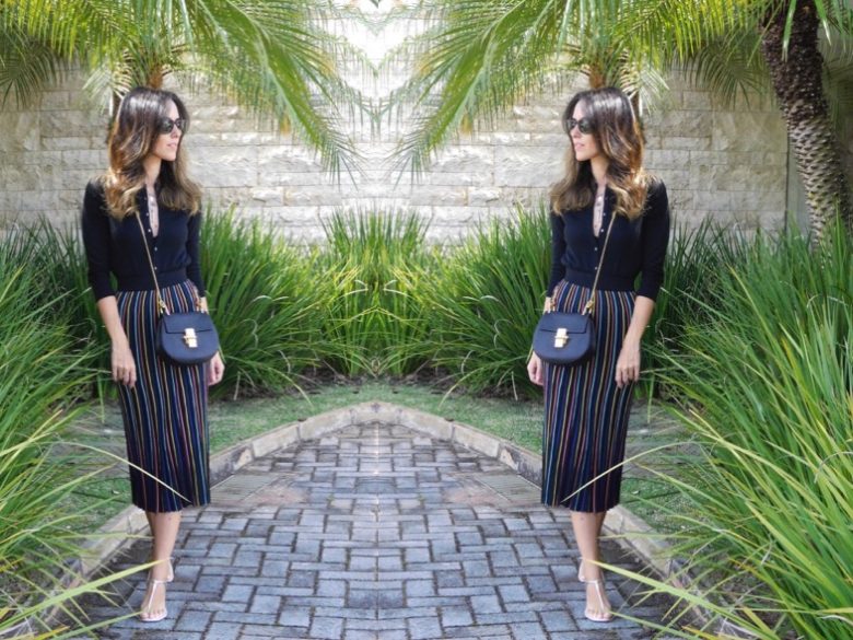 saias midi, Gabi May, look do dia, moda, estilo, tendência, fashion, style, trend, ootd