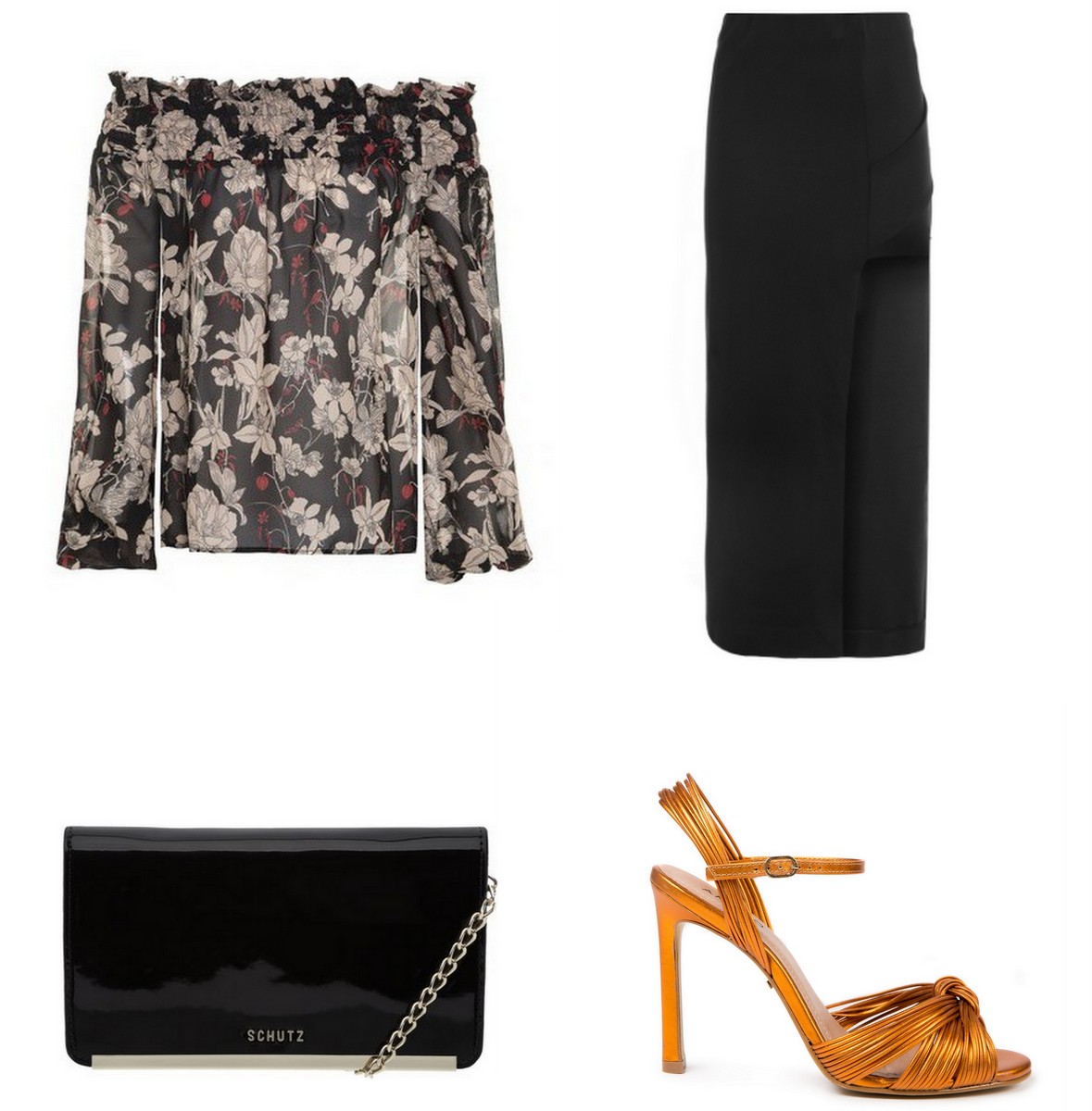 estampa floral, ombro a ombro, moda, estilo, look, inspiração, floral, print, off the shoulder, fashion, style, outfit, inspiration