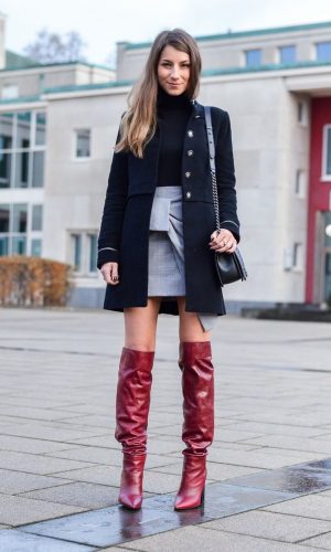 bota vermelha, moda, estilo, look, tendência, red boots, fashion, style, trend, outfit