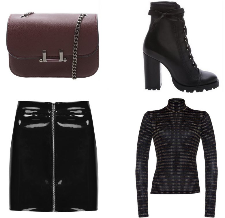 saia de vinil, moda, estilo, tendência, inspiração, looks, vinyl skirt, fashion, style, trend, inspiration, outfits