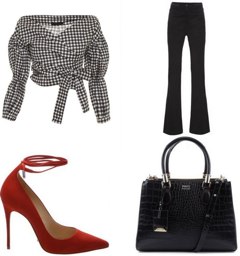 camisa cruzada, vichy, moda, estilo, tendência, inspiração, looks, crossed top, gingham, fashion, style, trend, inspiration, outfits