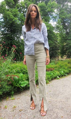 calça com fenda na frente, moda, tendência, estilo, inspiração, looks, split-hem trouser, slit hem pants, trend, trend alert, fashion, style, inspiration