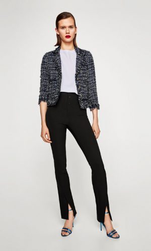 calça com fenda na frente, moda, tendência, estilo, inspiração, looks, split-hem trouser, slit hem pants, trend, trend alert, fashion, style, inspiration