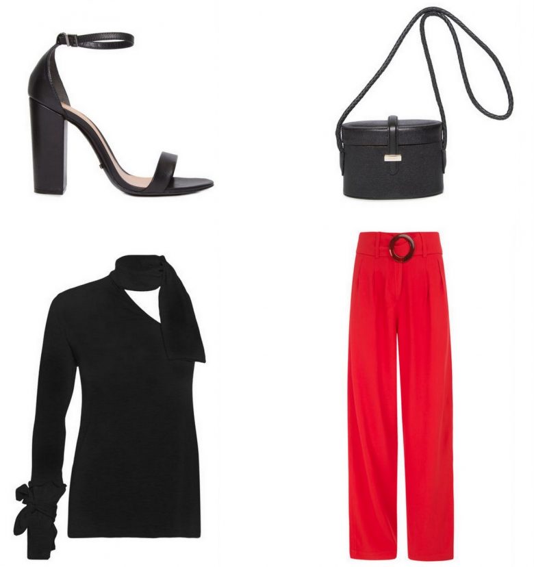 calça pantalona vermelha, moda, estilo, tendência, inspiração, looks, item da semana, item of the week, wide leg pants, fashion, style, inspiration, trend, outfits