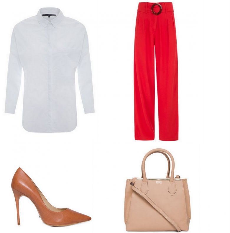 calça pantalona vermelha, moda, estilo, tendência, inspiração, looks, item da semana, item of the week, wide leg pants, fashion, style, inspiration, trend, outfits