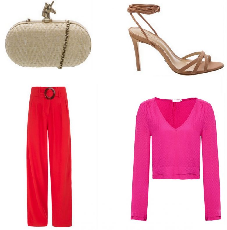 calça pantalona vermelha, moda, estilo, tendência, inspiração, looks, item da semana, item of the week, wide leg pants, fashion, style, inspiration, trend, outfits