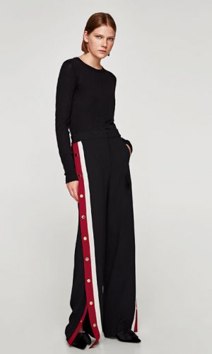 calça com botões laterais, moda, estilo, tendência, look, side snap pants, fashion, style, trend, outfits
