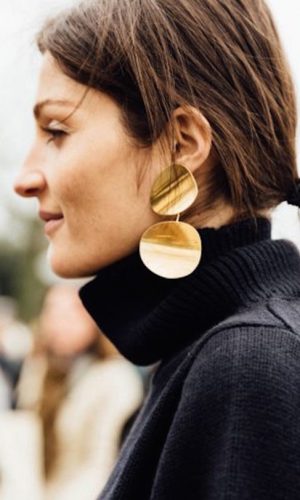 maxi brinco, tendência, moda, estilo, looks, statement earring, maxi earring, trend, fashion, style, outfits