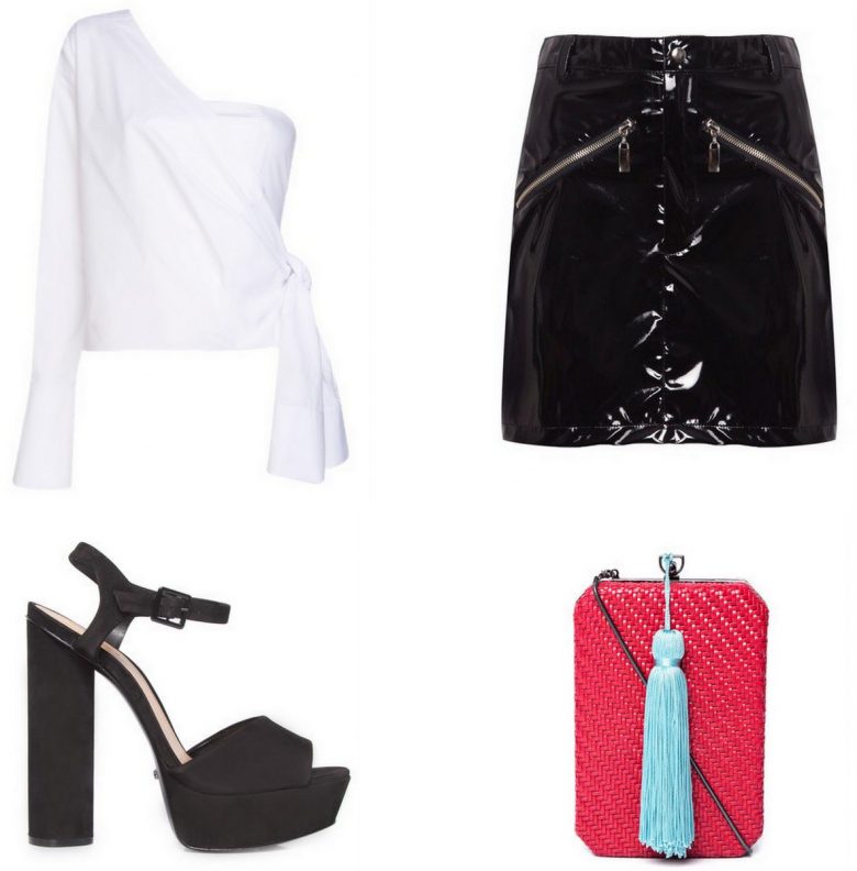 blusa branca um ombro só, moda, estilo, tendência, looks, item da semana, white off the shoulder top, fashion, style, outfits, trend, inspiration, item of the week