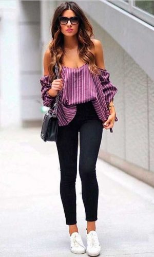 uma blusa listrada, moda, estilo, clássico, tendência, inspiração, striped top, fashion, style, inspiration, outfits