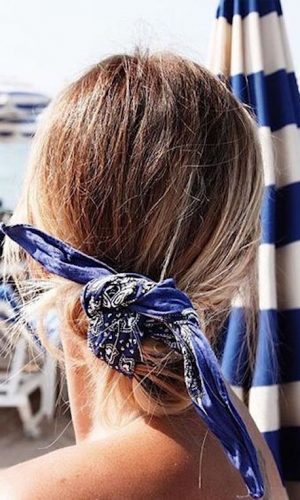 coque com lenço, praia, tendência, verão, acessório, moda, estilo, scarf bun, fashion, style, accessory, summer, beach