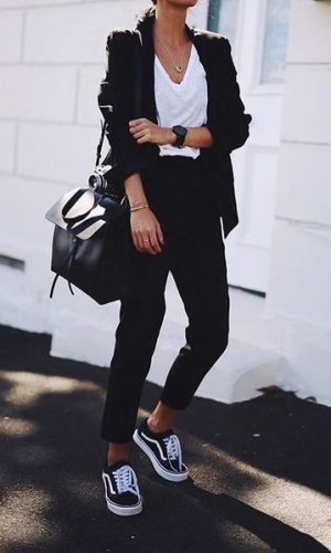 vans preto, moda, estilo, looks, tendência, fashion, style, outfits, trend