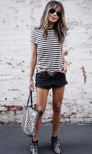 uma blusa listrada, moda, estilo, clássico, tendência, inspiração, striped top, fashion, style, inspiration, outfits