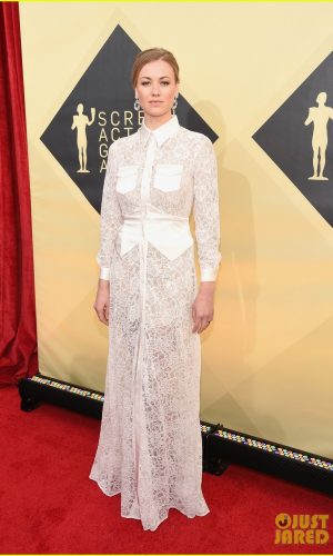 sag awards 2018, premiação, celebridades, moda, estilo, looks, vestido longo, tapete vermelho, award season, red carpet, celebrities, fashion, style, gown, yvonne strahovski