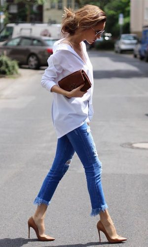 camisa e jeans, look descomplicado, look básico, clássico, moda, estilo, inspiração, fashion, style, inspiration, basic outfit, shirt and denim