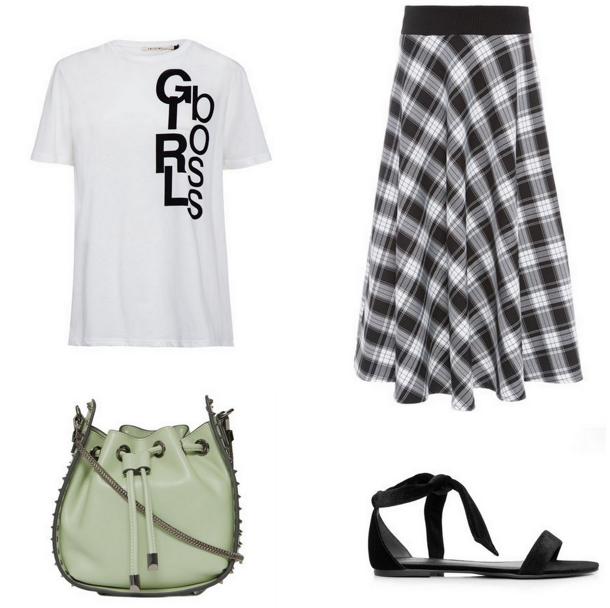 item da semana, saia midi xadrez, moda, estilo, inspiração, looks, tendência, item of the week, plaid midi skirt, fashion, style, inspiration, trend, outfits