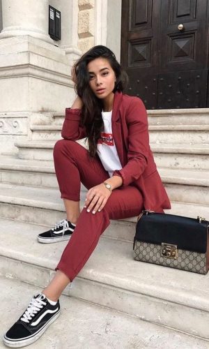 terninho com tênis, moda, estilo, look, inspiração, tendência, fashion, style, inspiration, outfit, suit with sneakers