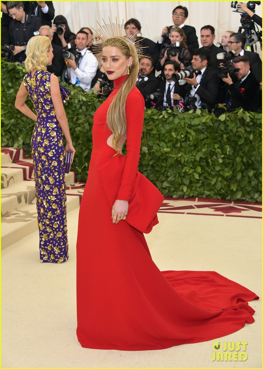 met gala 2018, moda, estilo, celebridades, looks, fashion, style, outfits, celebrities, amber heard