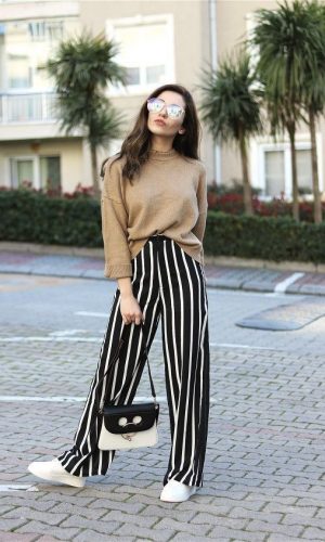 pantalona com tênis, moda, estilo, tendência, looks, inspiração, wide leg pants, sneakers, fashion, style, inspiration, trend, outfits