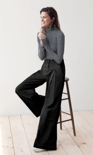 pantalona com tênis, moda, estilo, tendência, looks, inspiração, wide leg pants, sneakers, fashion, style, inspiration, trend, outfits