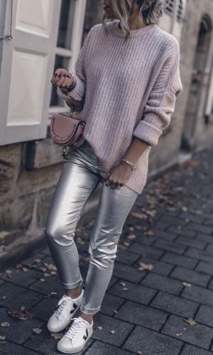calça prateada, moda, estilo, looks, inspiração, silver pants, fashion, style, inspiration, outfits